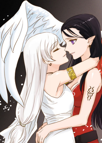 Miss Angel and Miss Devil